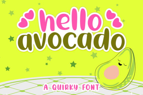 Hello Avocado Font - Featured Image
