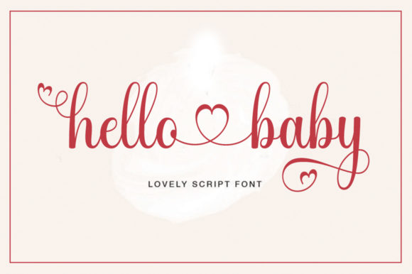 Hello Baby Font - Featured Image