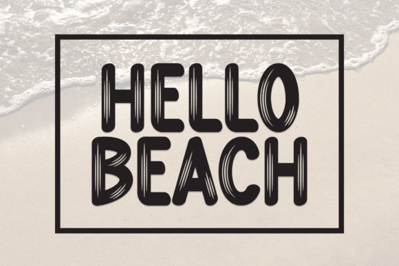 Hello Beach Font - Featured Image