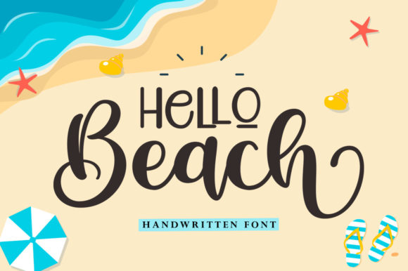 Hello Beach Font - Featured Image