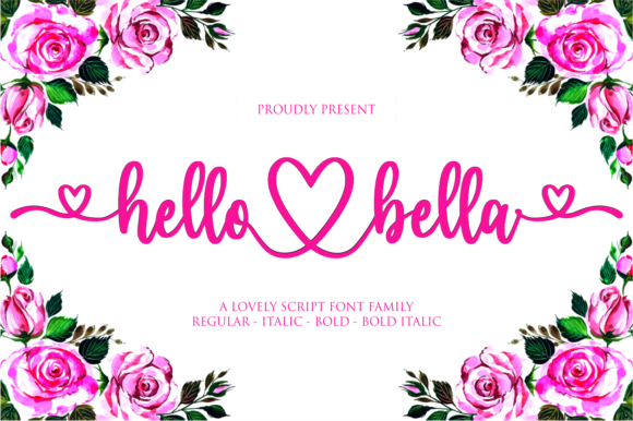 Hello Bella Font - Featured Image