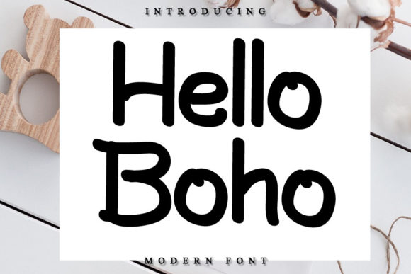 Hello Boho Font - Featured Image