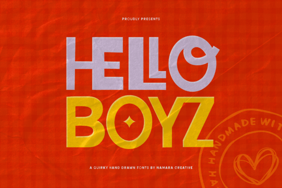 Hello Boyz Font - Featured Image