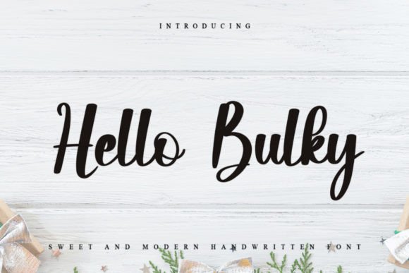 Hello Bulky Font - Featured Image