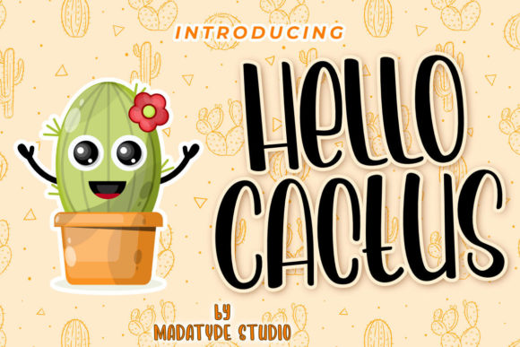 Hello Cactus Font - Featured Image