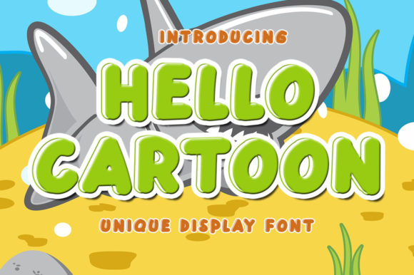 Hello Cartoon Font - Featured Image