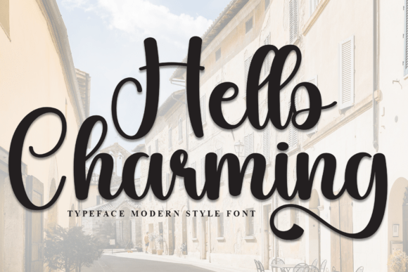 Hello Charming Font - Featured Image