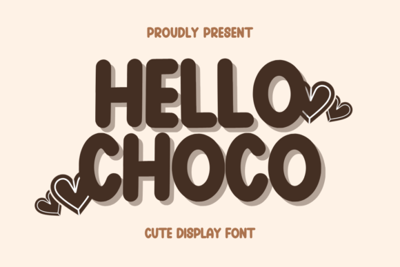 Hello Choco Font - Featured Image