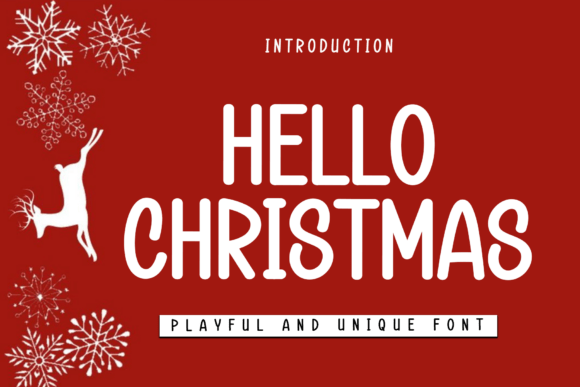 Hello Christmas Font - Featured Image