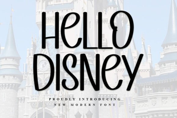 Hello Disney Font - Featured Image