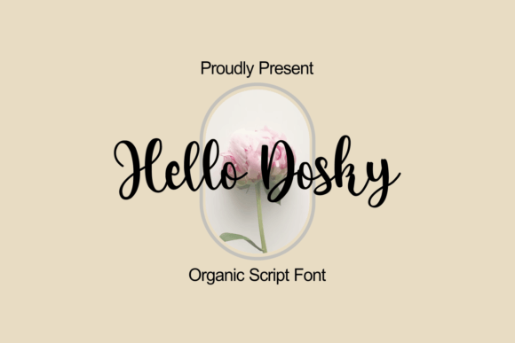 Hello Dosky Font - Featured Image