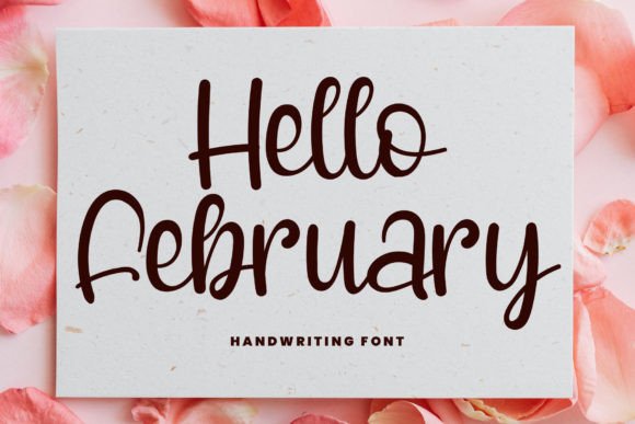 Hello February Font - Featured Image